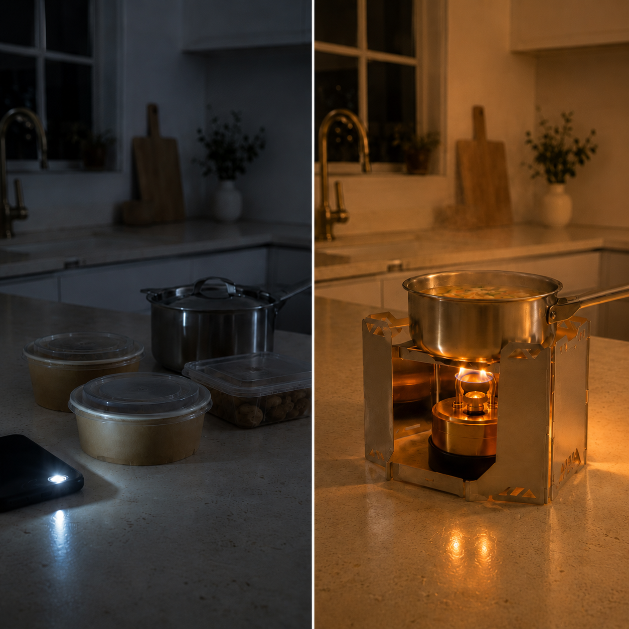 The Compact Backup Stove That Cooks a Hot Meal When the Power's Out — Poured, Lit, and Ready in Seconds